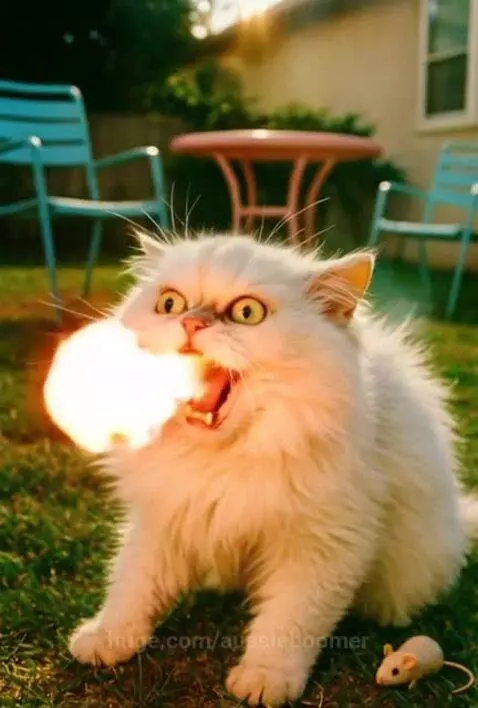 Furzilla: This tiny fluffball breathes flames hotter than my... by aussieboomer