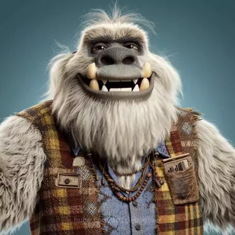 Blank - Yeti Mountain Man animation - meme by aussieboomer