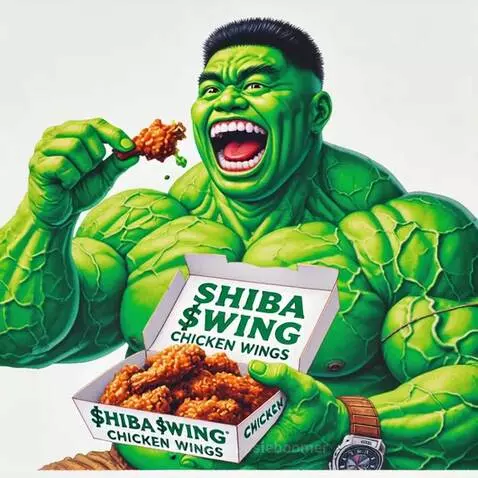 Hulk Loves chicken Wings - ShibaWings Chicken wings by aussieboomer