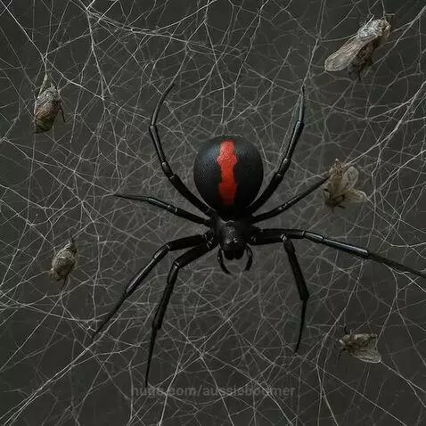 Redback spiders, scientifically known as Latrodectus hasselt... by aussieboomer