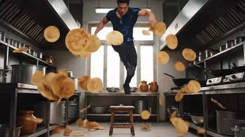Bollywood hero doing slow-motion action scenes… but in a tin... by dev7abhi