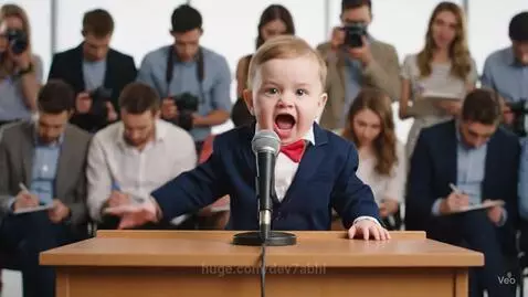 Baby Angry Press Conference by dev7abhi