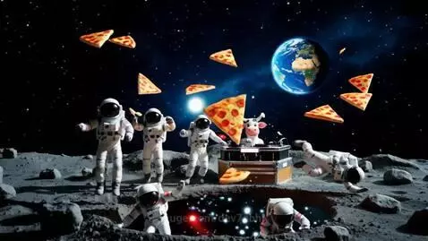 Astronauts Found a Secret Moon Disco 🤯🌕🕺 by dev7abhi