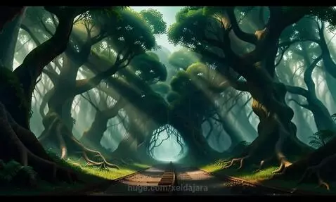 The magic forest by xeldajara