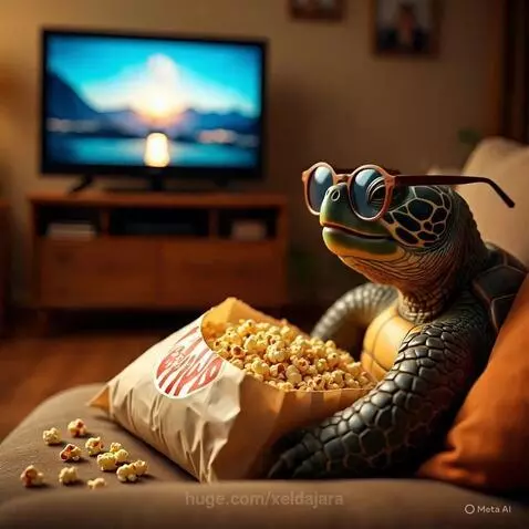 Chuck doesn't like popcorn. by xeldajara