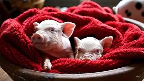 Pigs in blankets. Literally... by megablastoiz