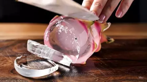 Satisfying dragon fruit cutting by megablastoiz