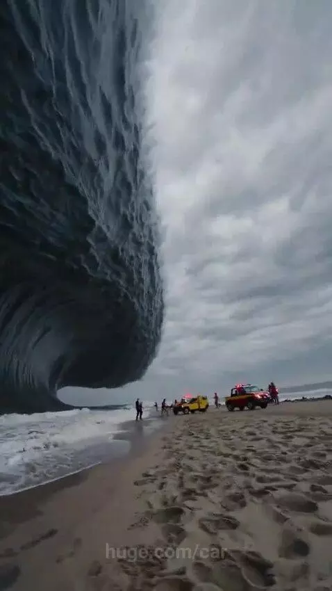 SUPER NATURAL DISASTER!!! #WOW by car