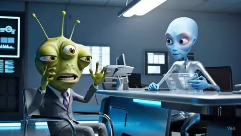 #alien education! by car