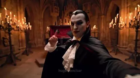 #Dracula Shows his #Room by car