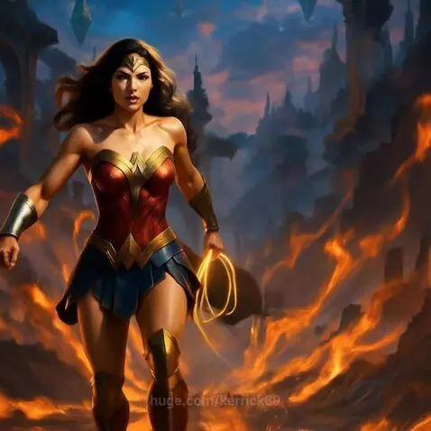Wonder Woman - Through the Flames by kerrick89