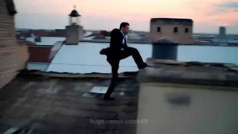 Stuntman on the roofs by kerrick89