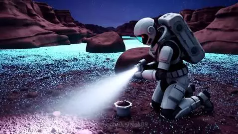 Researcher on the LED planet by kerrick89