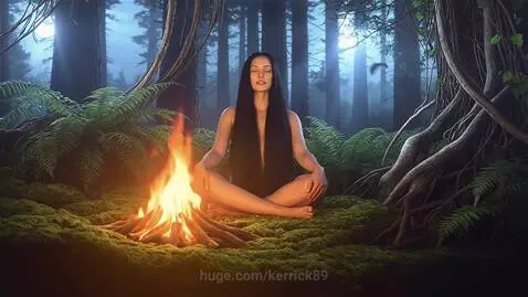 Campfire meditation by kerrick89