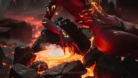 Volcanic demoness by kerrick89