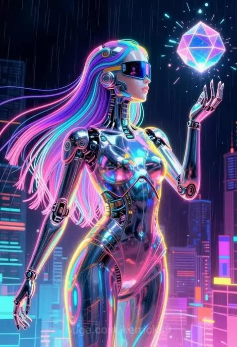 Cybergoddess by kerrick89