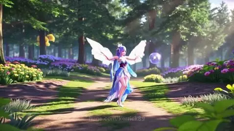 Fairy dancing in forest by kerrick89