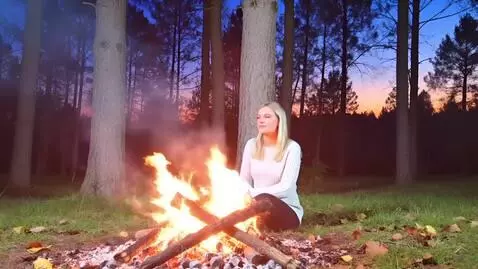 Relaxing at the campfire by kerrick89