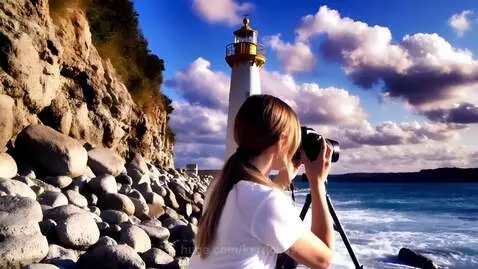 Photographer on the island by kerrick89