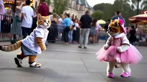 Котики в Диснейленде by angela