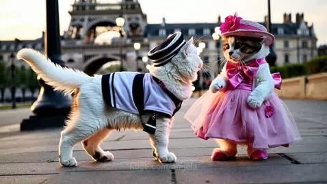 Cats in Paris by angela