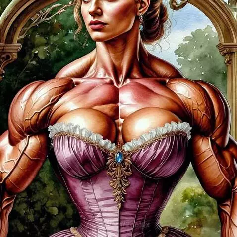 Female bodybuilder by 2goldx