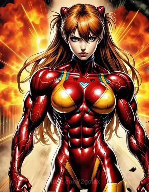 Evangelion Asuka by 2goldx