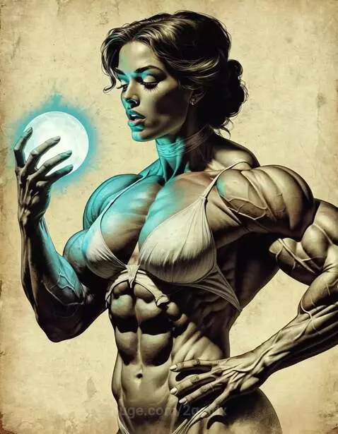Female Bodybuilder by 2goldx