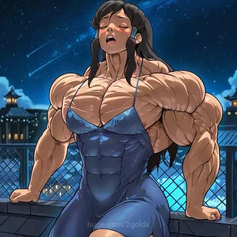 Korra Bodybuilder by 2goldx