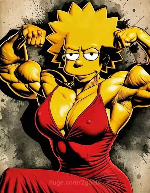 Lisa Bodybuilder by 2goldx