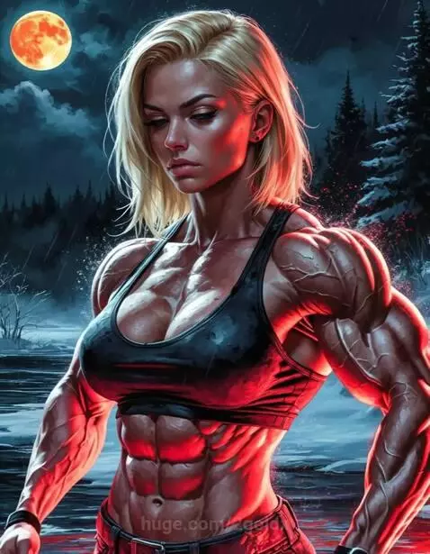 Female bodybuilder by 2goldx