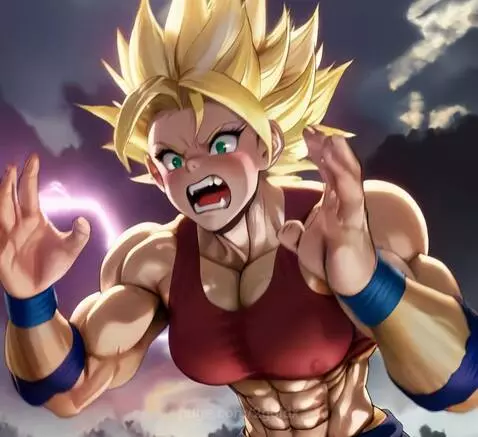 Super Saiyan Girl by 2goldx