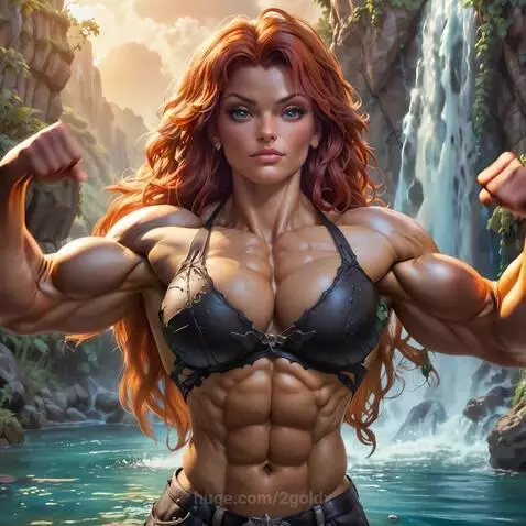 Muscle Girl by 2goldx