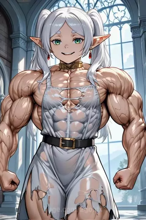Frieren bodybuilder by 2goldx