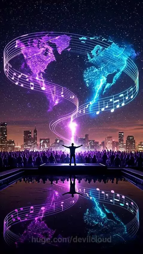 Music Connects The World by devilcloud
