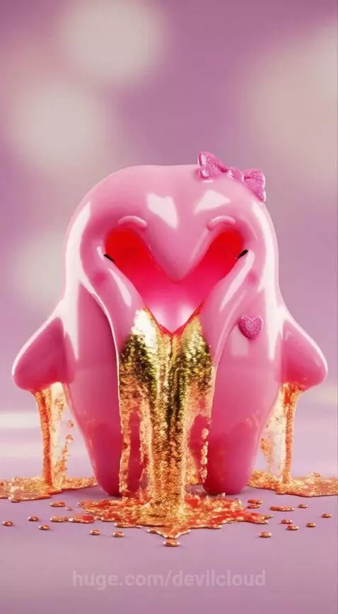 Pinky Blob ♥'s You! Song: Little Sparks - Devil Cloud | EDM ... by devilcloud