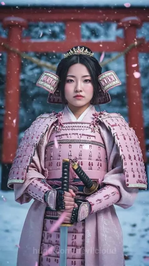 Pink Samurai Princess by devilcloud