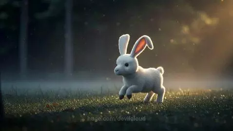 Meet The Deer Rabbit | 3D Cinematic Animation Img2Vid in 3D ... by devilcloud