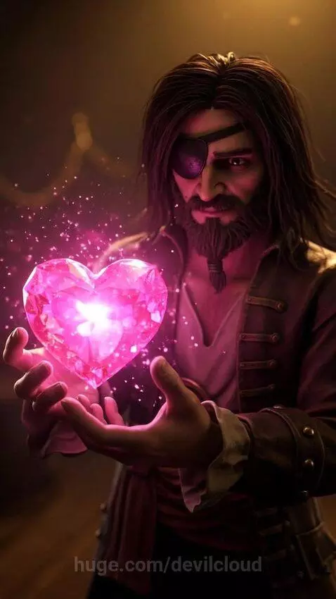 The Most Secret Pirate Treasure, Love by devilcloud