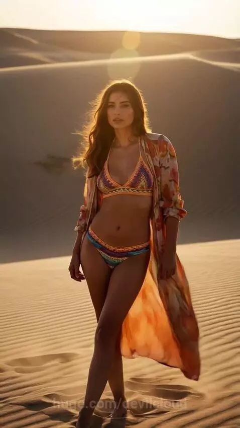 Elegant Desert Dune Fashion | Song: Dawnlight by Devil Cloud... by devilcloud