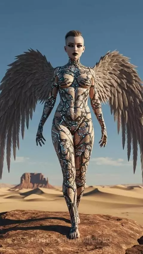 Cybernetic Nanosuit Angel by devilcloud
