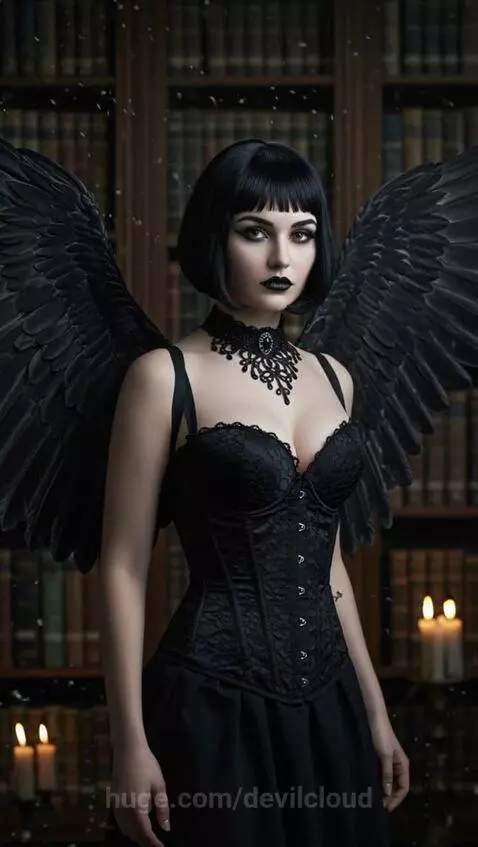 Raven Princess Noir 🌑👑 by devilcloud