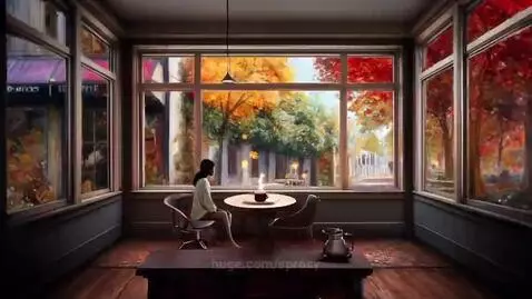 Autumn therapy in the coffee shop by sprosy