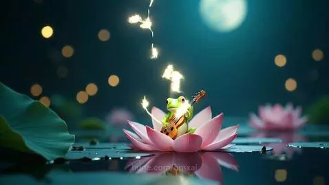 Moonlit Majesty: The Enchanted Frog King by bmxai