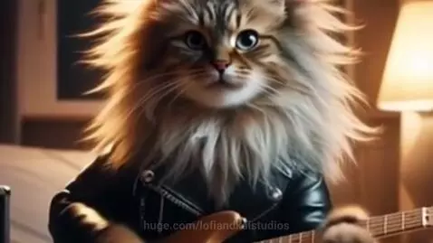 The Cat's Guitar by lofiandkaistudios