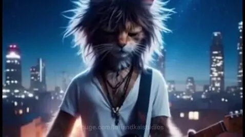 The Cat's Guitar by lofiandkaistudios