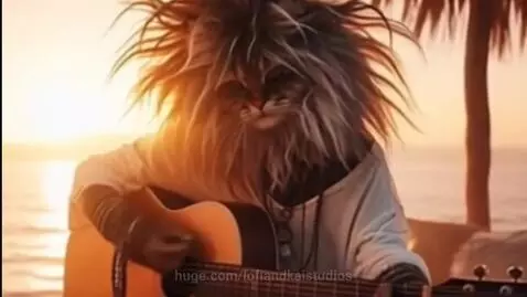 The Cat's Guitar by lofiandkaistudios