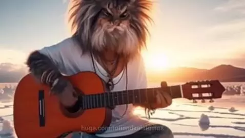 The Cat's Guitar by lofiandkaistudios