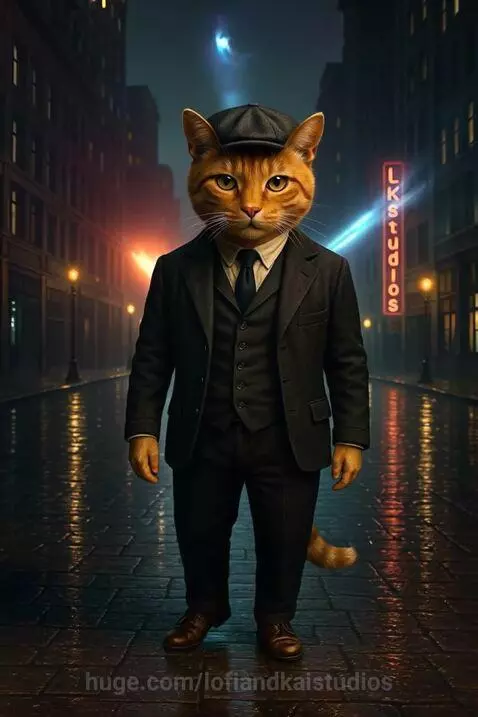 Cat by lofiandkaistudios