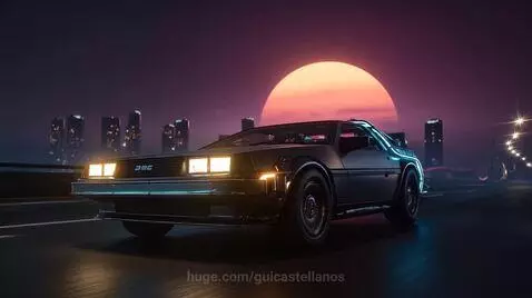 Delorian Car Ride by guicastellanos